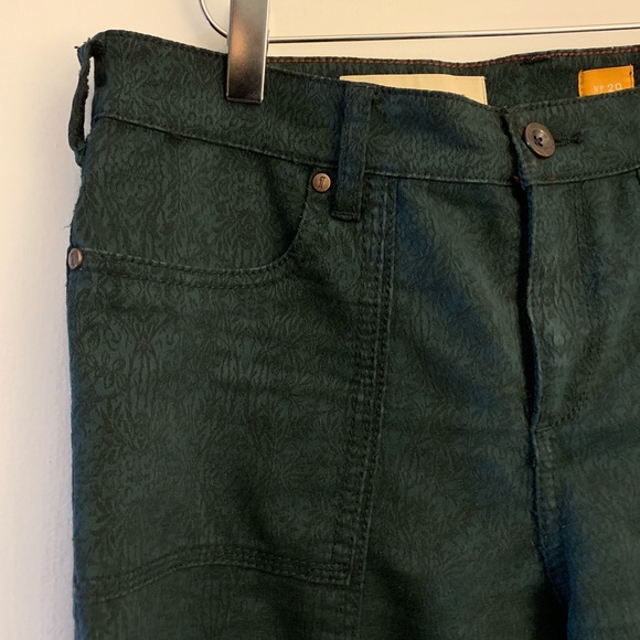 Pilcro & the Letterpress Embossed Ankle Zip Pants - Picture 2 of 8